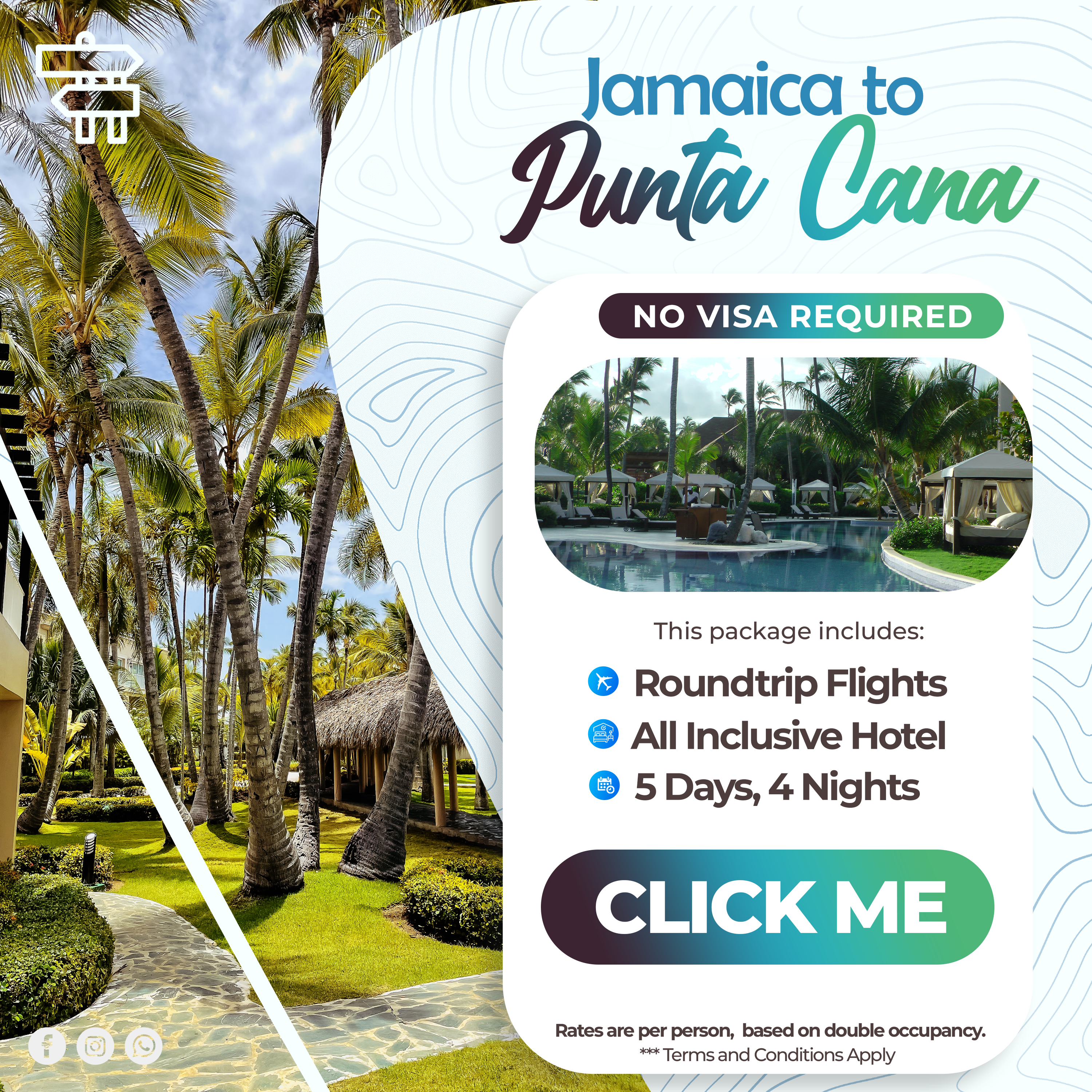 Jamaica to Punta Cana Package